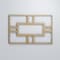 Ekena Millwork Medium Hastings Decorative Fretwork Wood Wall Panels, Hickory, 10 1/4"W x 15 3/8"H x 3/8"T WALW16X16X0375HASHI - alternate 3